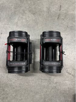 Powerblock Exp Stage 1 Adjustable Dumbbell 50lb Pair Set 50 Pounds Dummbells