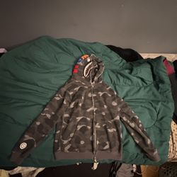 Bape Sweater Color Camo Full Zip