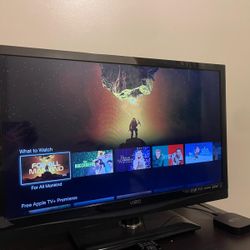 32” Vizio Tv With Apple Tv