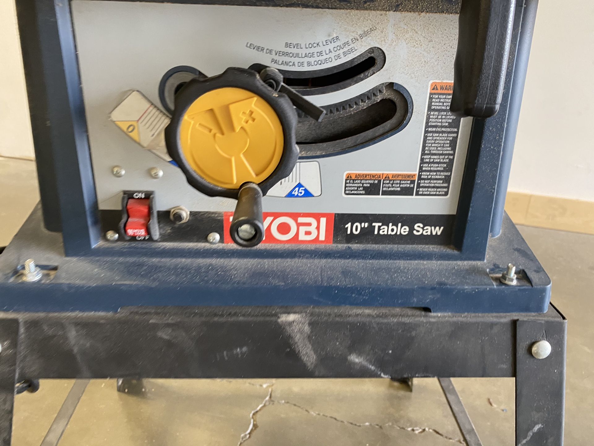 Table saw Ryobi