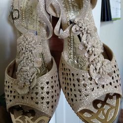 Golden Sandals 
