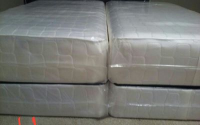 2 twin beds new can deliver