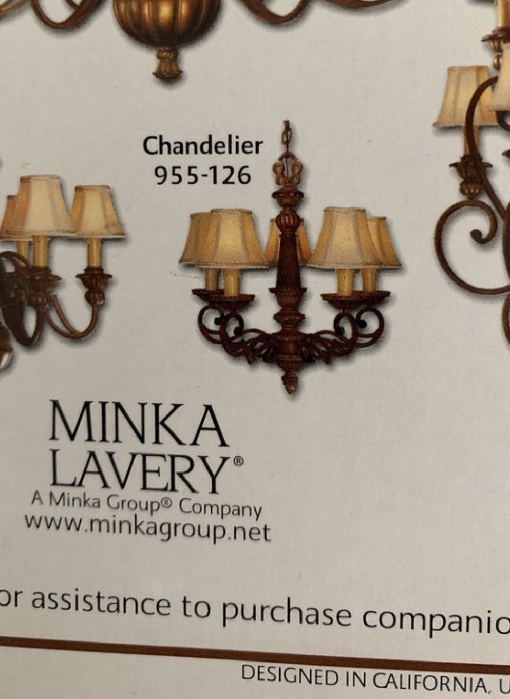 Chandelier - Minka Lavery 955-126