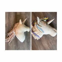 Felt Unicorn Wall Decor – Set of 2 – $70