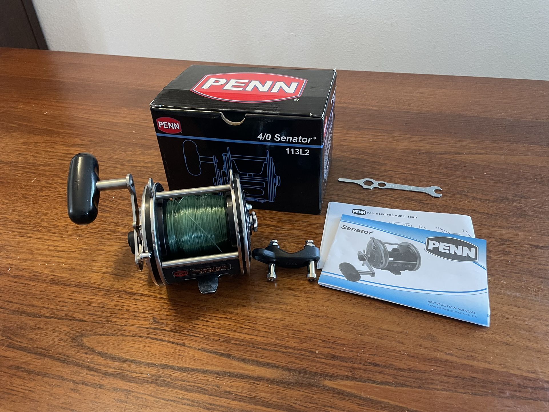Penn Senator 113L2 4/0 Conventional Fishing Reel