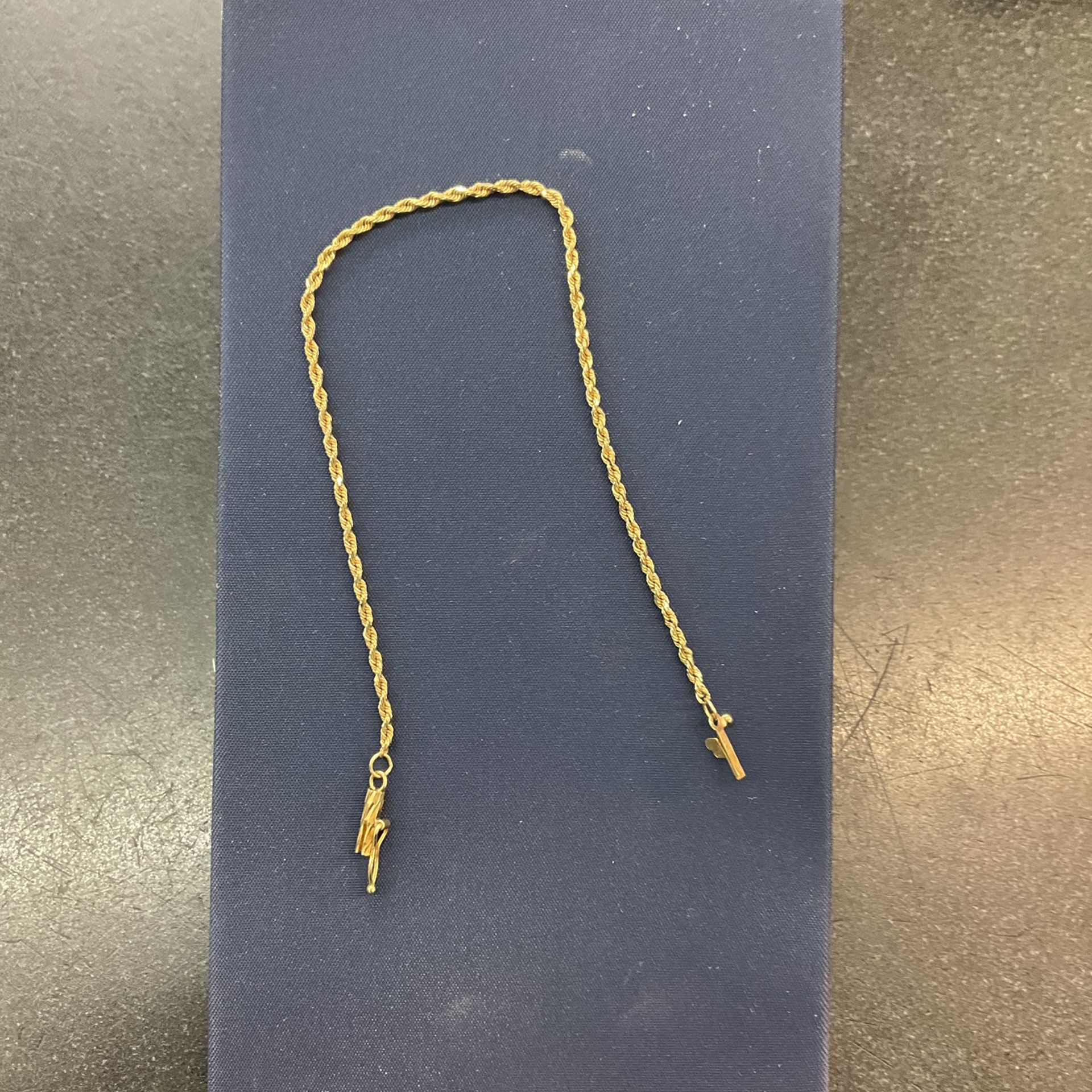 14k Gold Yellow Rope Bracelet