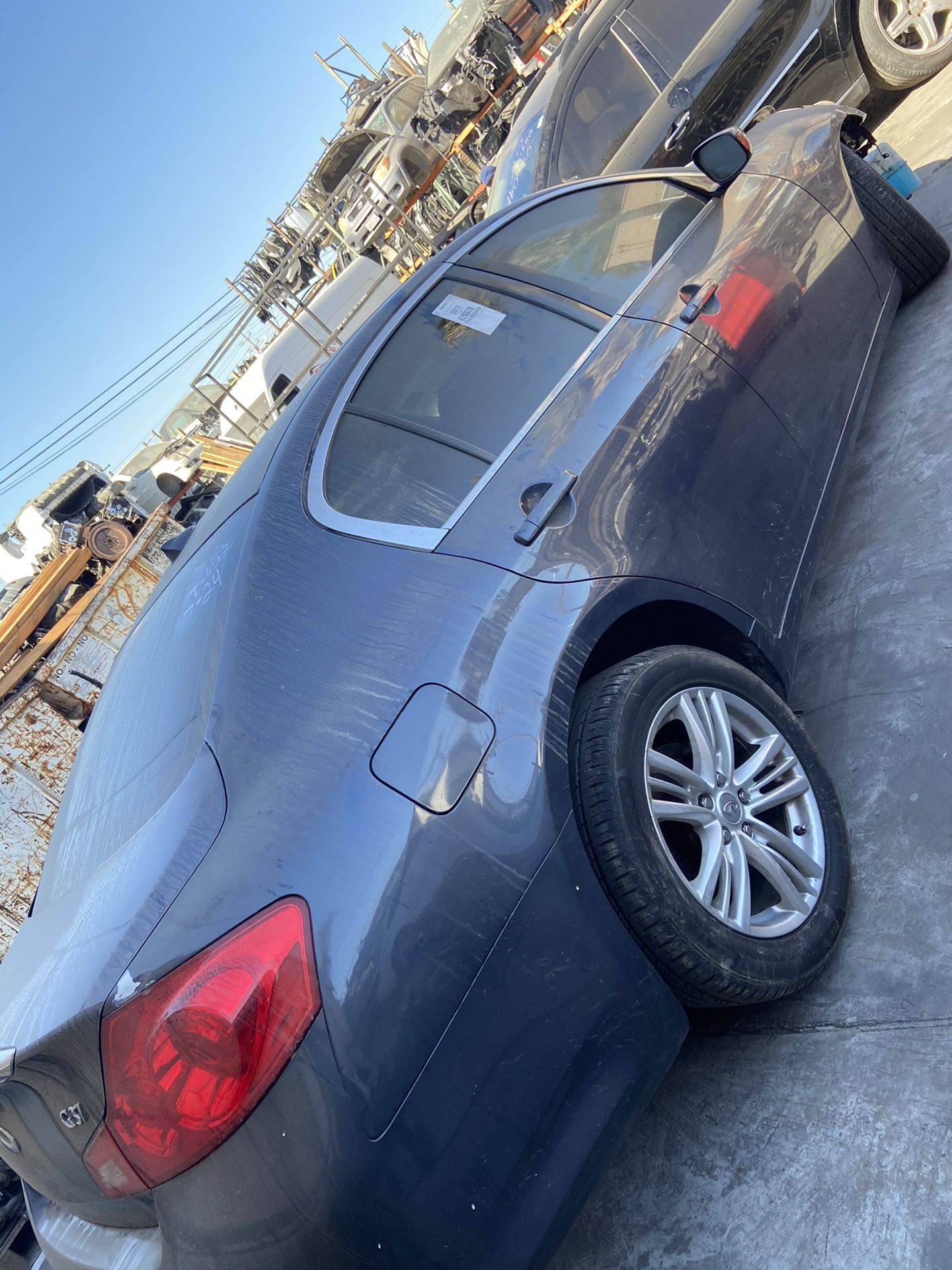 2012 INFINITI G37 SEDAN RWD PARTS 3.7L 3.7