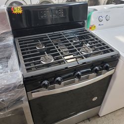 Whirlpool 30" Wide Apartment Size Stainless Steel 5 Burner Gas Stove Range Estufa 