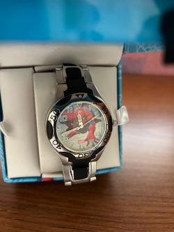 Spider-Man Watch with red and black accents.