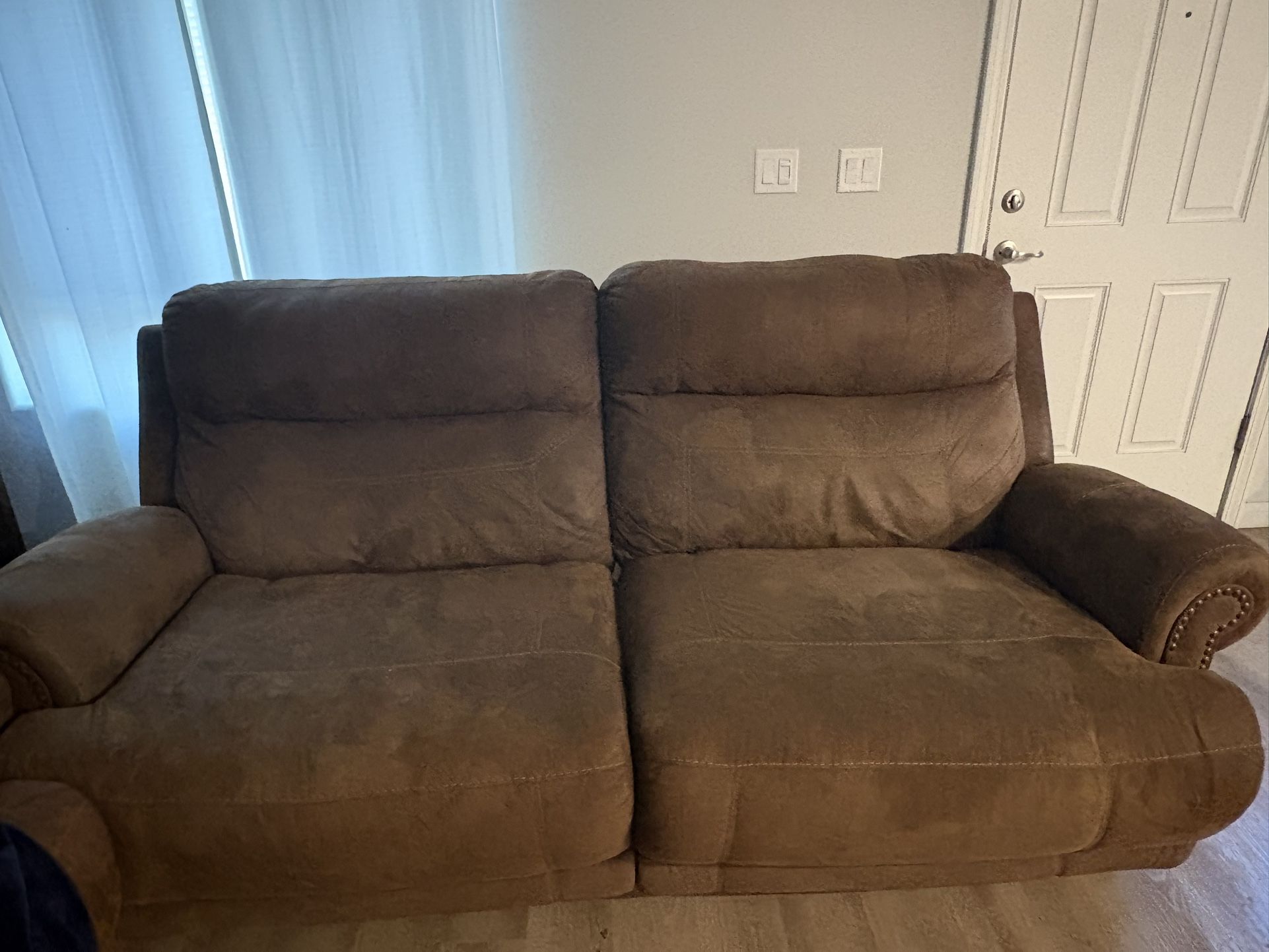 Individual Or Total Prices In The Ad-Micro-fiber Couch And Loveseat 