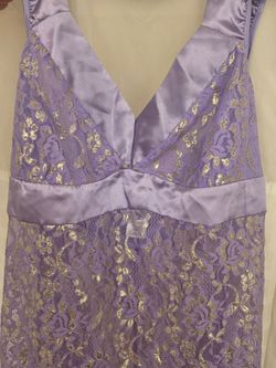 Womens new large purple lingerie dress