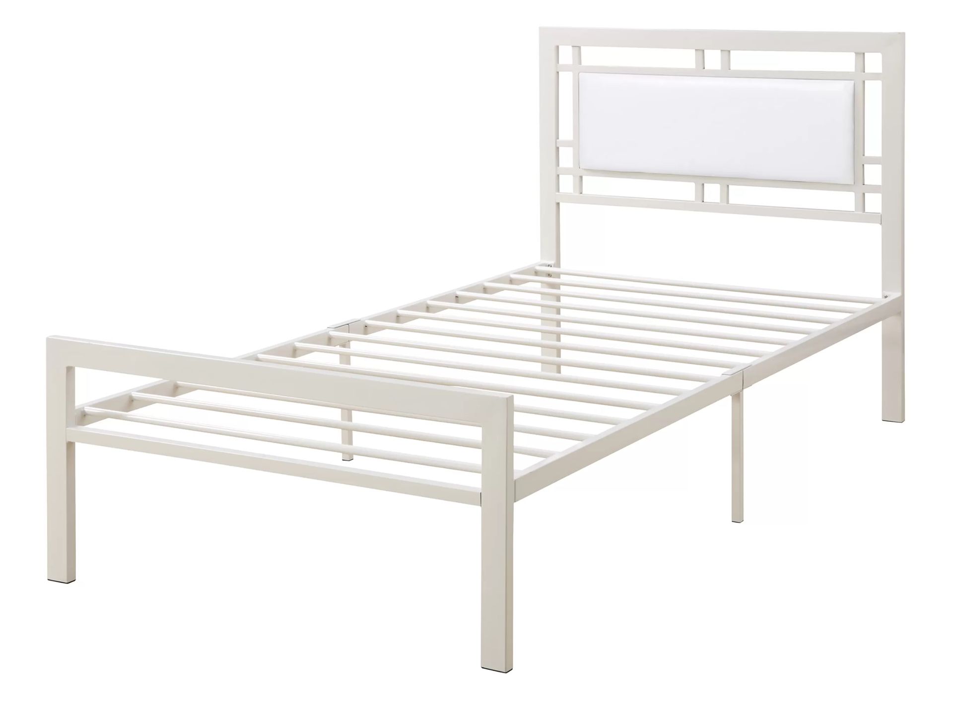 Metal Full Size Bed Frame And Mattress Set