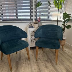 World Market Velvet Bohemian Modern Century Chair Accent Chair Kitchen Chair Deal Office Chair