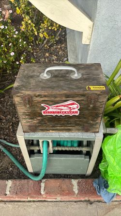 Vintage Wood Tacklebox With Tackle