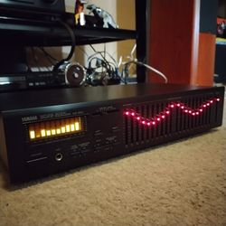 Vintage Rare Yamaha Graphic Equalizer Made In Japan.