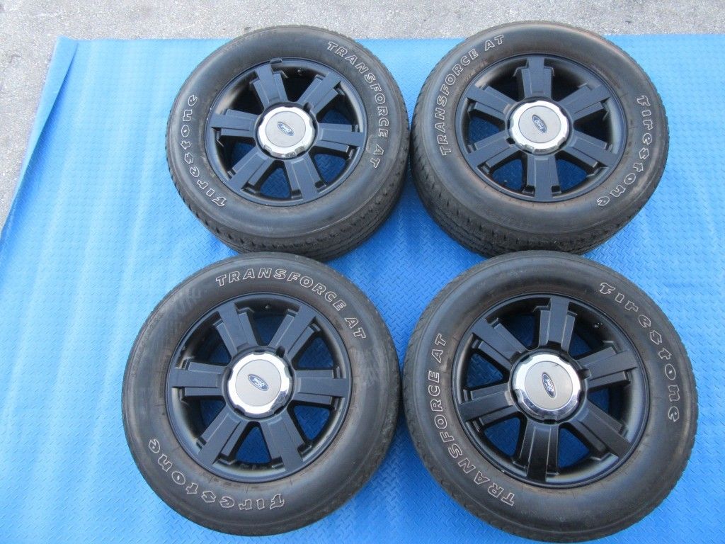 20" Ford F150 6 lug painted black wheels rims 6142