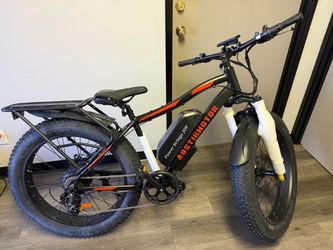 Fat tire electric bike 750 W