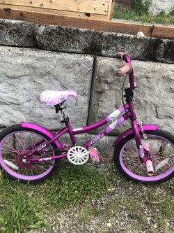 Girls bike 18”