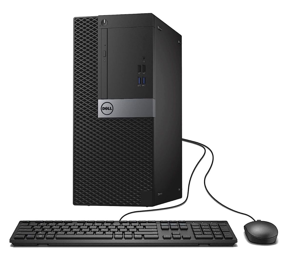 Used Dell Optiplex 7040 MT i7-6700 3.40GHz 16GB 1TB Win 10 Pro w/ Monitor