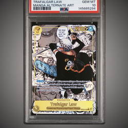 One Piece Law Manga OP10-119 GM PSA 10