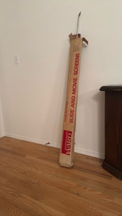 Vintage Montgomery Ward Slide and Movie Screen