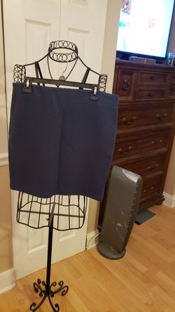 Loft, skirt size L navy blue