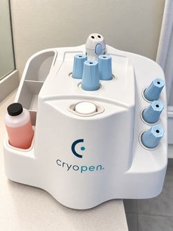 CryoPen professional cryotherapy system.