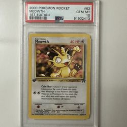 Pokémon Card PSA 10