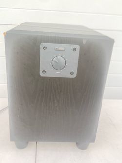 Boston Acoustics PV600 10" Powered Subwoofer - 120W - BassTrac Read Description  Note the last 4 pics are of the 2nd subwoofer. If it says 1 left most