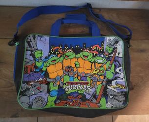 Vintage Teenage Mutant Ninja Turtles Duffle Bag