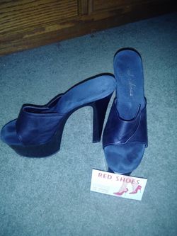 Women's size 7 stiletto heels purchased at the famous red shoes in Las Vegas