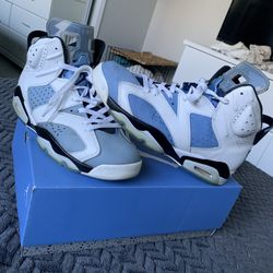 Unc Jordan 6 Retro Nike Men’s Shoes