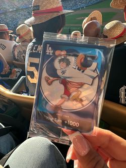 One Piece Card Dodgers Stadium Luffy Giveaway