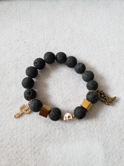 Lava stone handmade bracelet