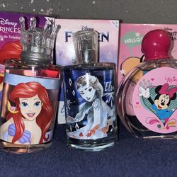 Disney Princess Ariel , Elsa And Minnie Mouse Perfume 