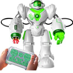 Brandnew TR300 Robot Toys for Kids - Smart Programmable, Dancing Remote Control Emo Robot with 22 Actions, Supporting 78 Changing Expressions, Ideal G