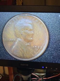 1925 S penny great condition like AU condition
