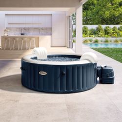 Intex 28429EP PureSpa Plus Portable Inflatable Hot Tub Bubble Jet Spa, 77 x 28"