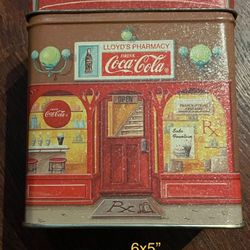 Vintage 1990’s Coca Cola Lloyd’s Pharmacy Tin