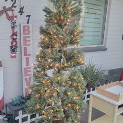 CHRISTMAS TREE WITH LIGHTS