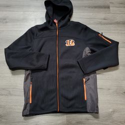Ultra Game Cincinnati Bengals Jacket Mens Small
