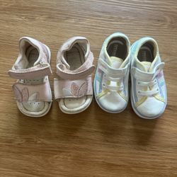 Two Pairs of GEOX Respira Toddler Shoes – Size 21 – $30 for Both