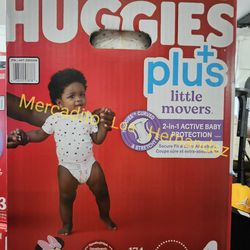 Huggies Little Movers Size 4 Diapers Nuevos en Caja / 174pcs Firm Price / Pickup Only