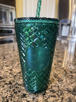 Emerald Green Starbucks Tumbler