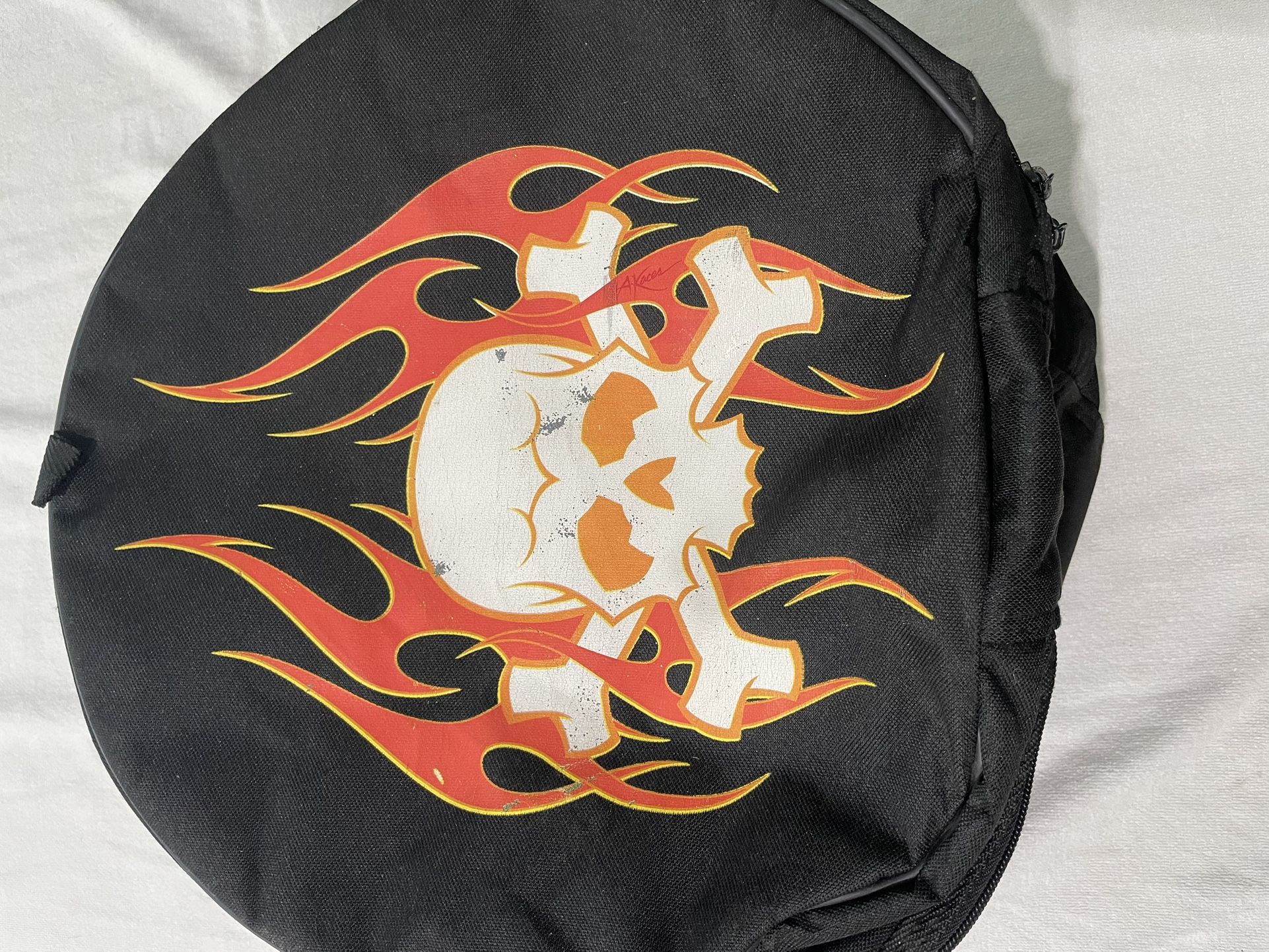 Kaces Flaming Scull 12x10 Drum Case