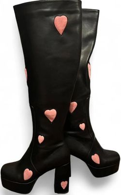 Lamoda Candyfloss Love Knee High Platform Boots Size 7