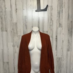 Orange Cardigan 