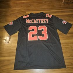 49ers McCaffrey Black Jerseys $60ea Firm S M L Xl 2x 3x And 90ea 4x 5x Only 