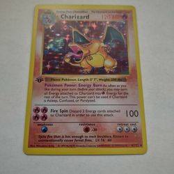 First Edition Shadowless Charizard