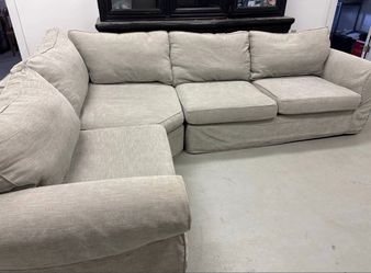 Pottery Barn sectional couch
